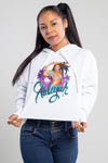 Aaliyah Airbrush Hooded Sweatshirt