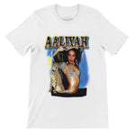 Aaliyah Cheetah White T-Shirt