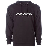 Okayplayer Logo Pullover Hooded Sweatshirt Black